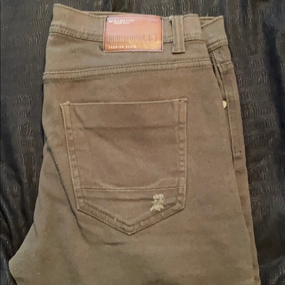 Bleecker & Mercer 36/34 camouflage green jeans - Picture 3 of 3